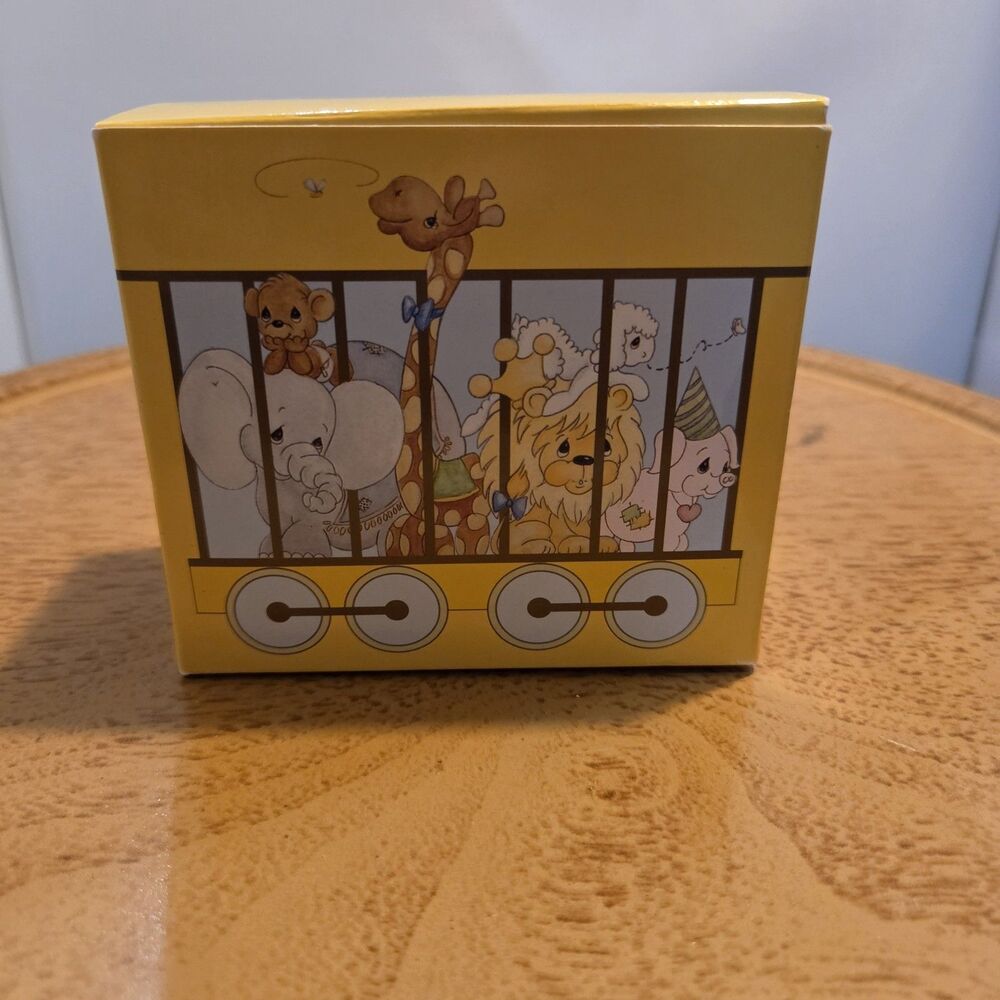 Precious Moments 690018 For Baby Birthday Train Bear Figurine Original Box 1998